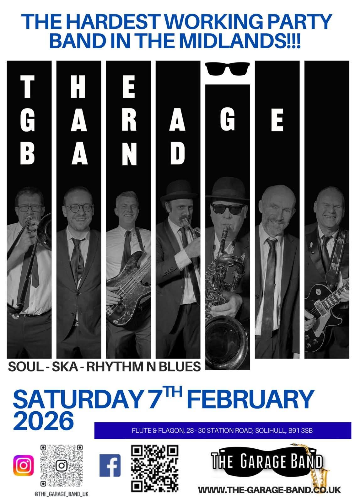 The Garage Band, Flute & Flagon, Solihull